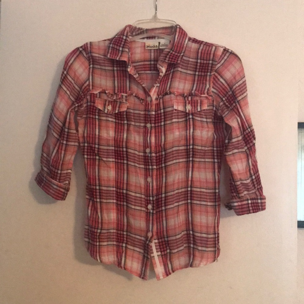Mudd Girls button down shirt